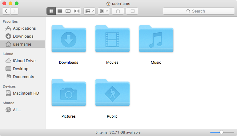 mac os 10.12 where is user library